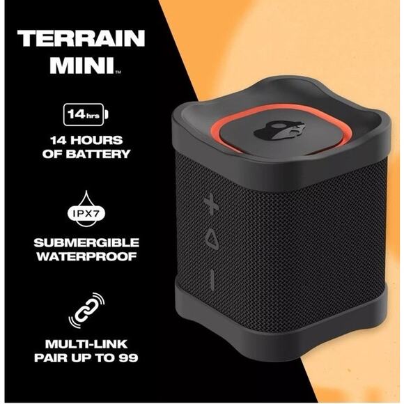 NEW Skullcandy Terrain Mini Wireless Bluetooth Waterproof Speaker 2SKSK1846B0L2 - Picture 3 of 7